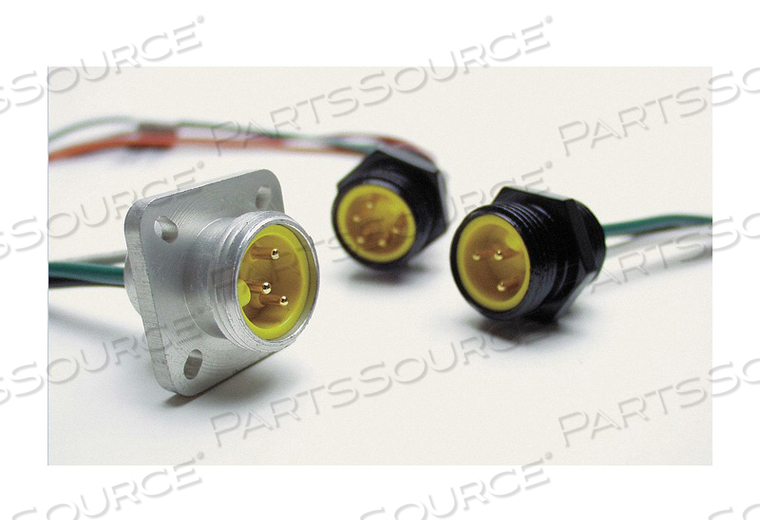EXTERNAL THREAD RECEPTACLE 6 MALE 16 AWG by Brad Harrison EXTERNAL THREAD RECEPTACLE 6 MALE 16 AWG by Brad Harrison