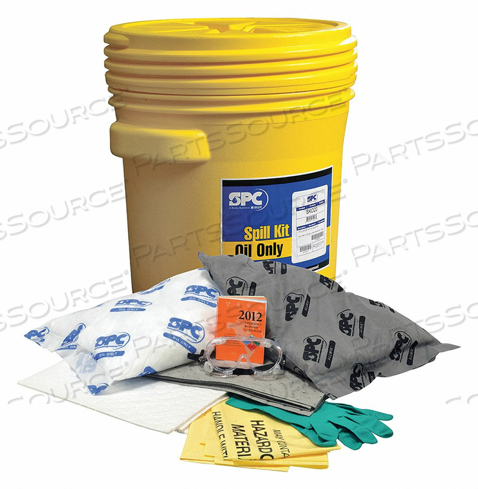 SPILL KIT UNIVERSAL YELLOW by Brady Americas