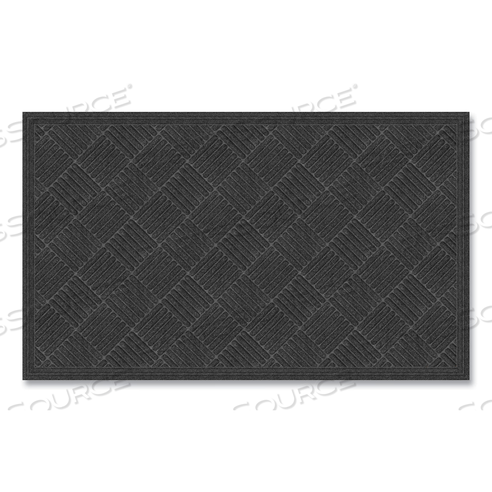 ECOMAT CROSSHATCH ENTRY MAT, 36 X 60, CHARCOAL by Apache Mills ECOMAT CROSSHATCH ENTRY MAT, 36 X 60, CHARCOAL by Apache Mills