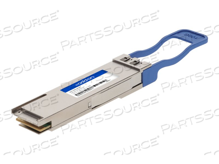 ADDON, QSFP28 TRANSCEIVER MODULE (EQUIVALENT TO: CISCO QSFP-100G-LR4), 100 GIGABIT ETHERNET, 100GBASE-LR4, LC SINGLE-MODE, UP TO 6.2 MILES, by ADDON ADDON, QSFP28 TRANSCEIVER MODULE (EQUIVALENT TO: CISCO QSFP-100G-LR4), 100 GIGABIT ETHERNET, 100GBASE-LR4, LC SINGLE-MODE, UP TO 6.2 MILES, by ADDON