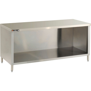 84"W X 30"D ECONOMY FLAT TOP CABINET, ENCLOSED BASE, GALV. by Aero Manufacturing Co.