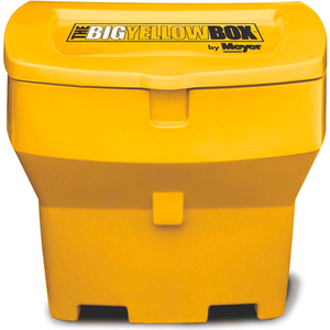 STORAGE BOX - 8 CUBIC FEET 23"L X 21"W X 30"H, YELLOW by Meyer Products LLC STORAGE BOX - 8 CUBIC FEET 23"L X 21"W X 30"H, YELLOW by Meyer Products LLC