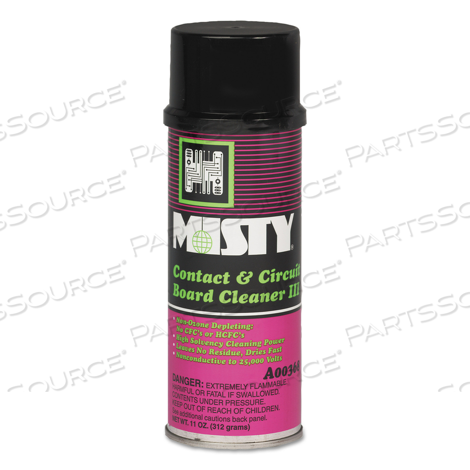 CONTACT AND CIRCUIT BOARD CLEANER III, 16 OZ AEROSOL SPRAY by Misty