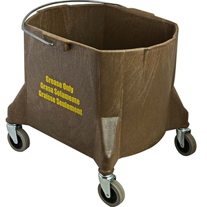 GREASE BUCKET W/ CASTERS by Enterprise Manufacturing Inc