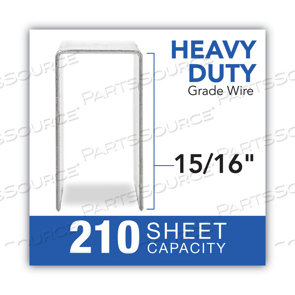 S.F. 13 HEAVY-DUTY STAPLES, 0.94" LEG, 0.5" CROWN, STEEL by Swingline GBC