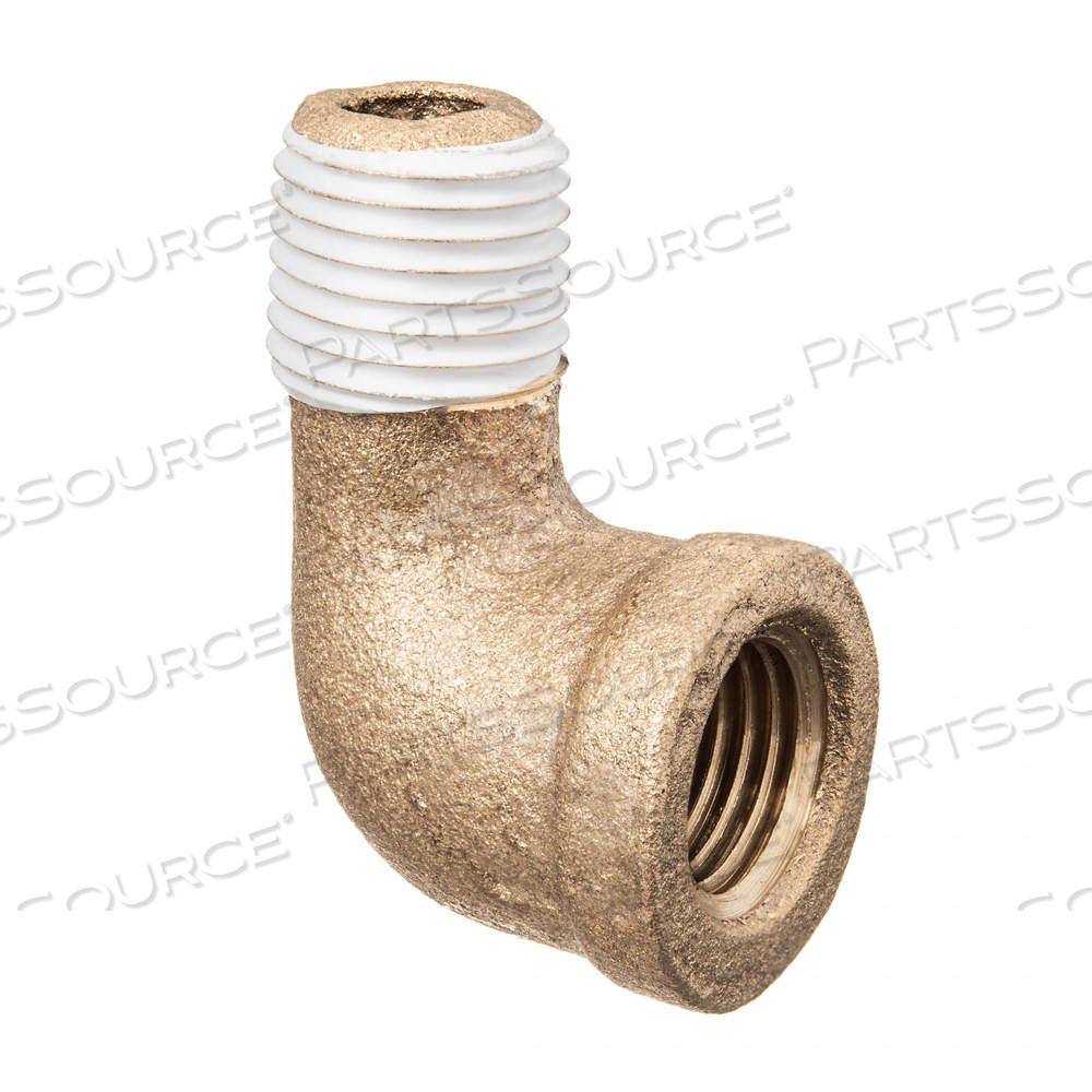 90° STREET ELBOW, BRASS, 1 IN X 1 IN FITTING PIPE SIZE, FEMALE NPT X MALE NPT, CLASS 125 by Approved Vendor