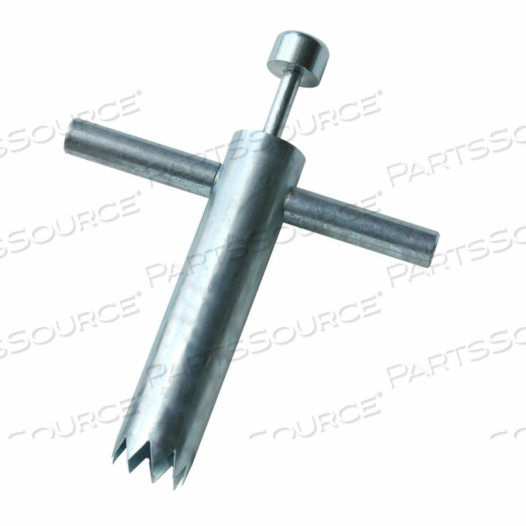 CORE CUTTER, GALVANIZED STEEL, 5"W X 6-1/2"D X 6-1/2"H by Tie Down, Inc. CORE CUTTER, GALVANIZED STEEL, 5"W X 6-1/2"D X 6-1/2"H by Tie Down, Inc.