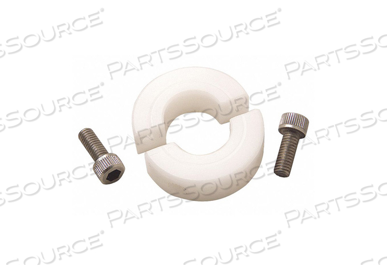 SHAFT COLLAR CLAMP 2PC 10MM PLASTIC by Ruland Manufacturing Inc. SHAFT COLLAR CLAMP 2PC 10MM PLASTIC by Ruland Manufacturing Inc.