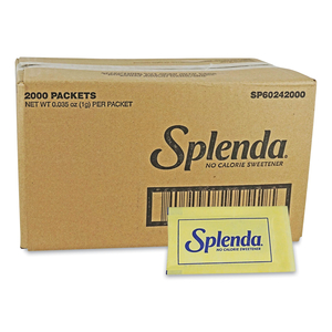 NO CALORIE SWEETENER PACKETS, 0.04 OZ PACKETS, 400/BOX, 6 BOXES/CARTON by Splenda