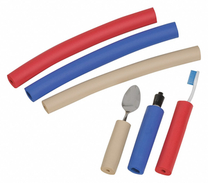 FOAM TUBING TAN/RD/BL FOAM PK6 by HealthSmart (Briggs Healthcare/MABIS)