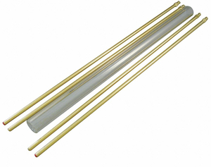 GLASS ROD KIT PLAIN 3/4IN DIA 38IN L by Penberthy