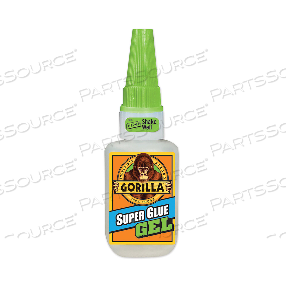 SUPER GLUE GEL, 0.53 OZ, DRIES CLEAR by Gorilla Glue SUPER GLUE GEL, 0.53 OZ, DRIES CLEAR by Gorilla Glue