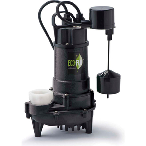 SUBMERSIBLE SUMP PUMP, CAST IRON, 3/4 HP, 6000 GPH by Eco Flo Products Inc