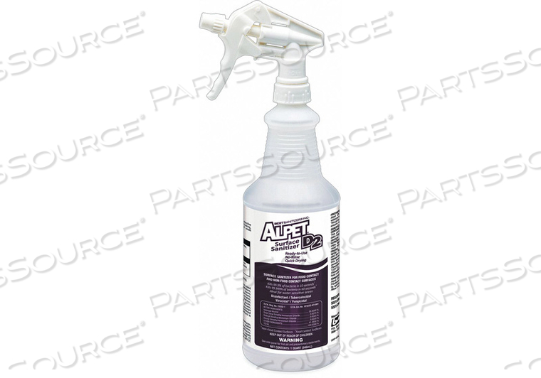 LIQUID SANITIZER 32 OZ.SPRAY BOTTLE PK4 by Best Sanitizers Inc.