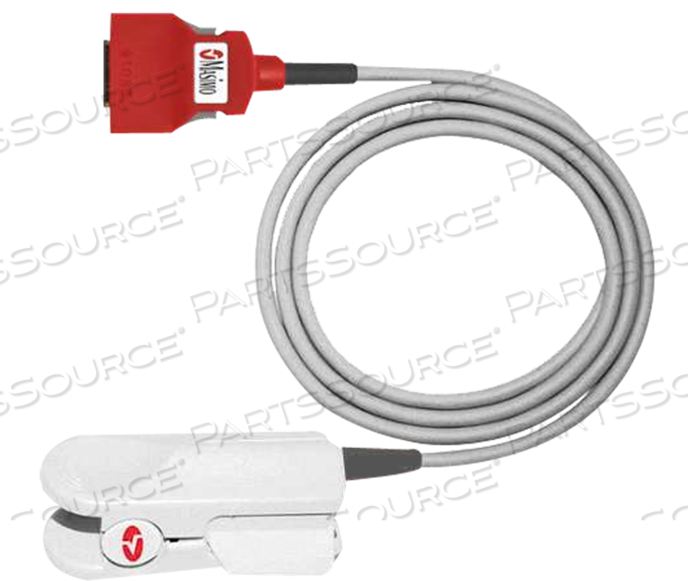 REUSABLE DIRECT CONNECT SPO2 SENSOR, PEDIATRIC CLIP, 3 FT 