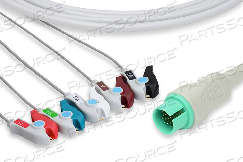 SPACELABS COMPATIBLE DIRECT-CONNECT ECG CABLE 