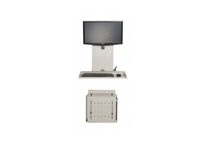 COMPUTER STATION ULTRA FLAT 25 W GRAY by Versa Products, Inc.