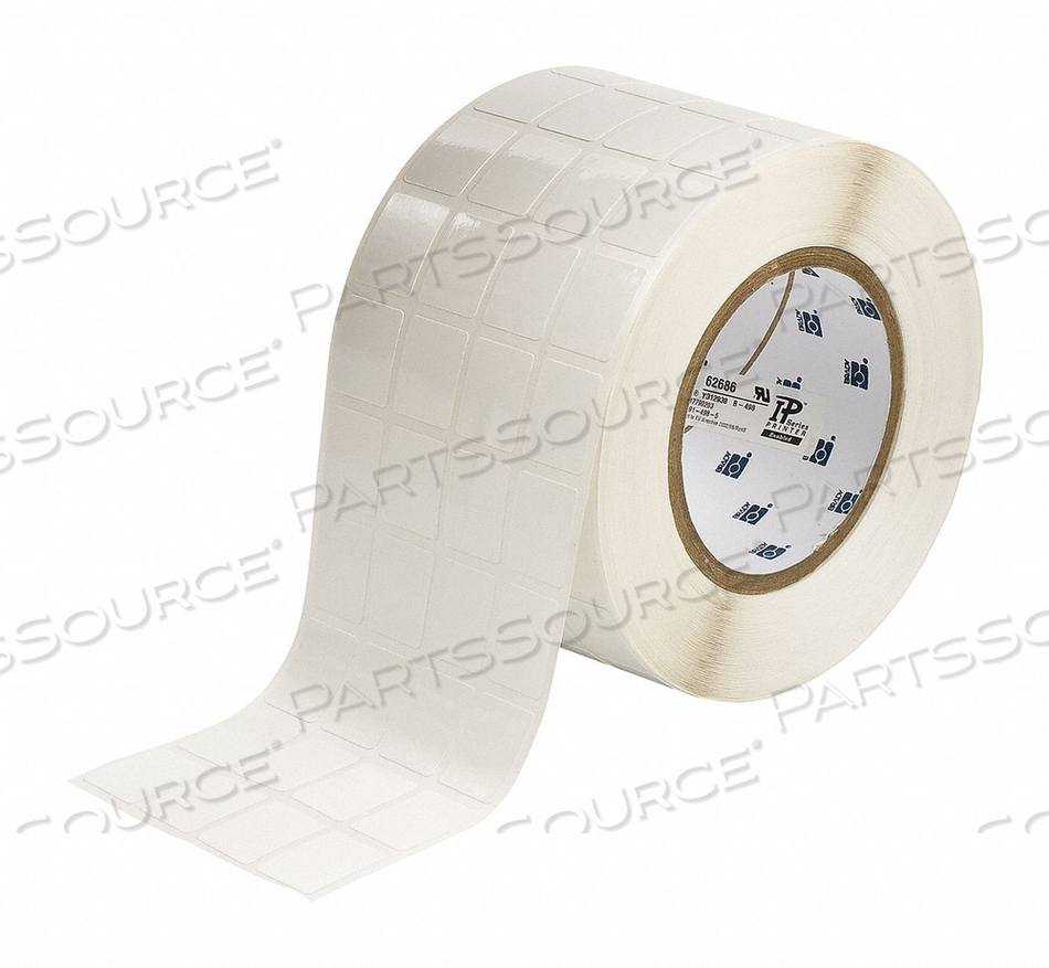 THERM TRANS LABEL VINYLCLOTH 0.937X0.75 by Brady Americas