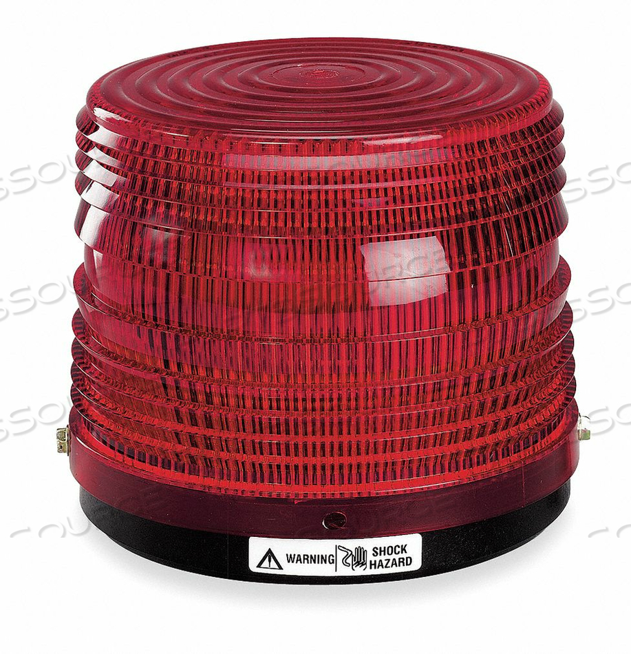 STROBE LIGHT, 120VAC, RED by Federal Signal