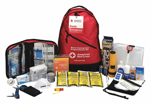 FIRST AID KIT NYLON 16-1/2 H X 12 W by American Red Cross