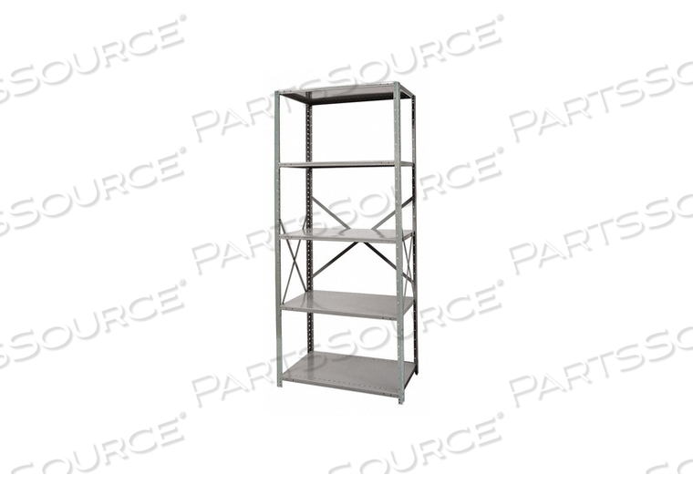 METAL SHELVING OPEN 87 H 5 SHELF by Hallowell METAL SHELVING OPEN 87 H 5 SHELF by Hallowell