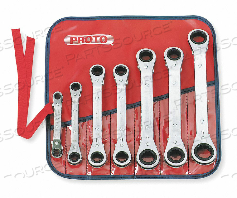 BOX END WRENCH SET 7 PIECES 6 12 PTS by Proto