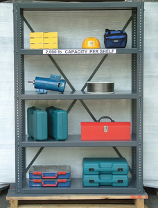 METAL SHELVING OPEN 72 H 5 SHELF by Strong Hold