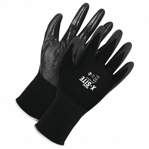 COATED GLOVES BLACK 15 GA.THICK PR by Bob Dale Gloves