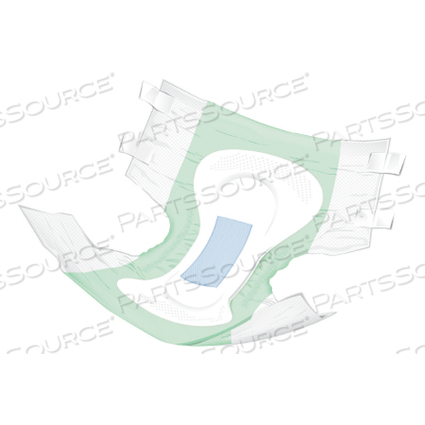 SUPER PLUS MODERATE ABSORBENCY INCONTINENCE BRIEF, EXTRA EXTRA LARGE (12 PER BAG) by McKesson SUPER PLUS MODERATE ABSORBENCY INCONTINENCE BRIEF, EXTRA EXTRA LARGE (12 PER BAG) by McKesson