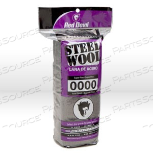 0310 RED DEVIL STEEL WOOL,SUPER FINE # 0000 STEEL WOOL,16 PACK by Red Devil
