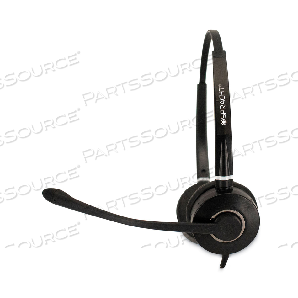 HS-WD-USB-2 BINAURAL OVER THE HEAD HEADSET, BLACK by Spracht