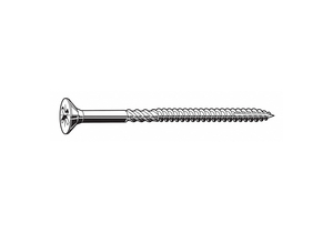 MULTI-MATERIAL SCREW, #8 SIZE, 5/8 IN LG, STEEL, ZINC PLATED, FLAT, PHILLIPS, PHILLIPS by Fabory