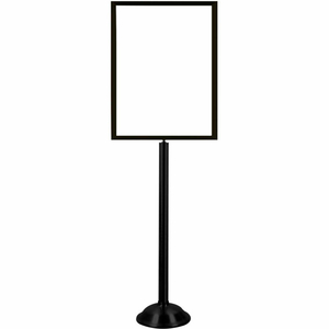 TENSATOR SIGN FRAME STAND TRADITIONAL BASE 22X28" BLACK by Tensator