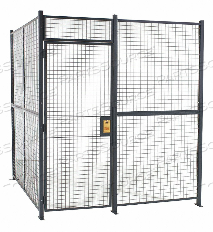WELDED PARTITION CAGE 10FT. 4INW 4 SIDED by Rapidwire