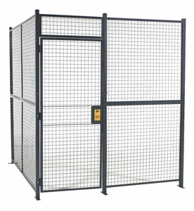 WELDED PARTITION CAGE 10FT. 4INW 4 SIDED by Rapidwire