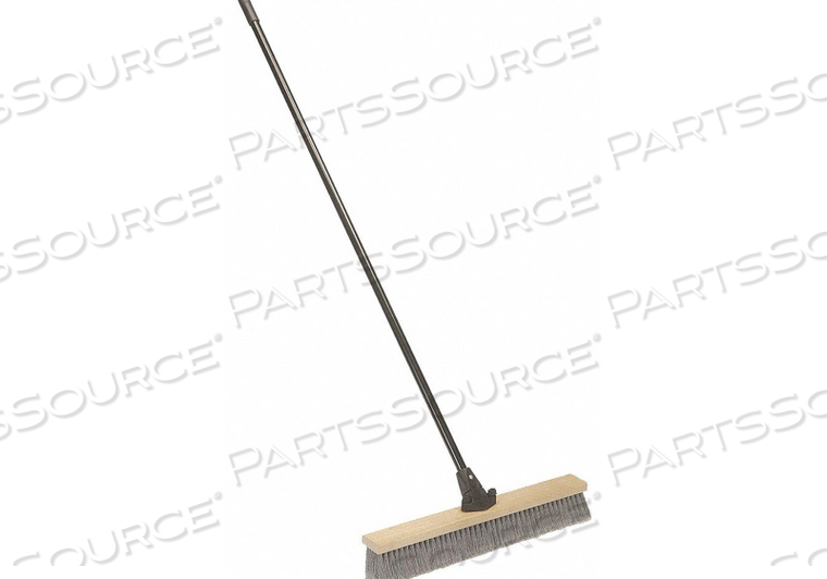 PUSH BROOM HEAD AND HANDLE 24 BROWN by Ability One