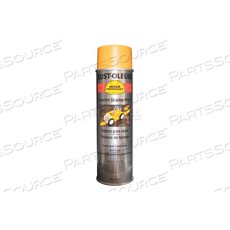 2300 SYSTEM INVERTED STRIPING PAINT AEROSOL, YELLOW 