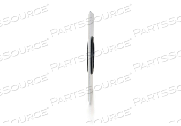 1.5" BRUSHED ALUMINUM GROMMET CABLE PASS THROUGH SINGLE GANG WALL PLATE by Legrand AV (C2G) 1.5" BRUSHED ALUMINUM GROMMET CABLE PASS THROUGH SINGLE GANG WALL PLATE by Legrand AV (C2G)