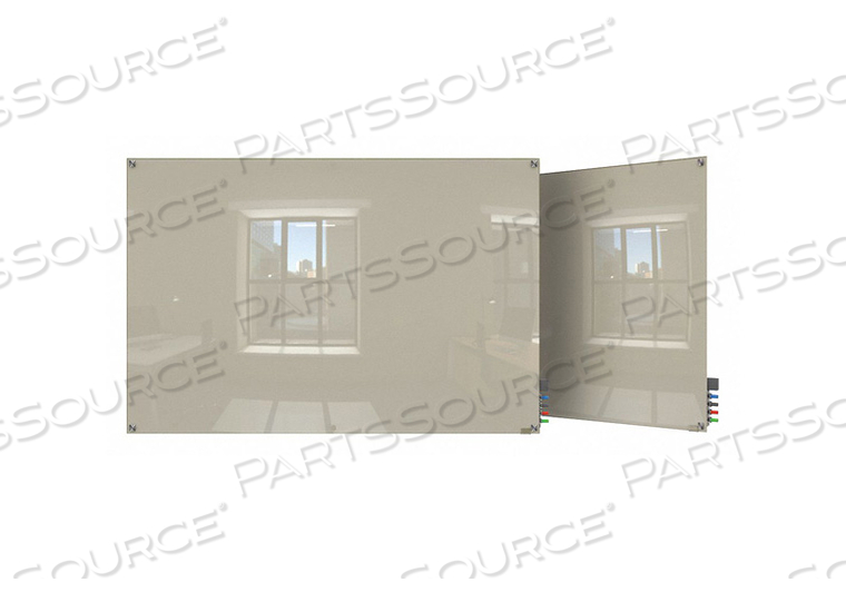 DRY ERASE BOARD MAGNETIC GLASS 48 W by Ghent