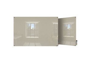 DRY ERASE BOARD MAGNETIC GLASS 48 W by Ghent