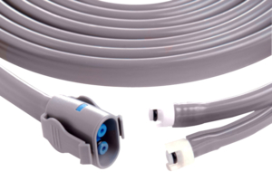 12 FT. NIBP ADULT/PEDIATRIC SHROUD TO SUBMINIATURE CONNECTOR AIR HOSE - GRAY by GE Medical Systems Information Technology (GEMSIT)