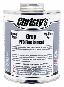 PIPE CEMENT GRAY 32 OZ. by Christy's