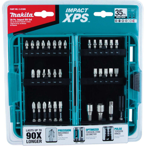 IMPACT XPS IMPACT BIT SET, 35 PC., DETENT BALL/MAGNETIC HEX LOCKS, MATTE NICKEL by Makita IMPACT XPS IMPACT BIT SET, 35 PC., DETENT BALL/MAGNETIC HEX LOCKS, MATTE NICKEL by Makita
