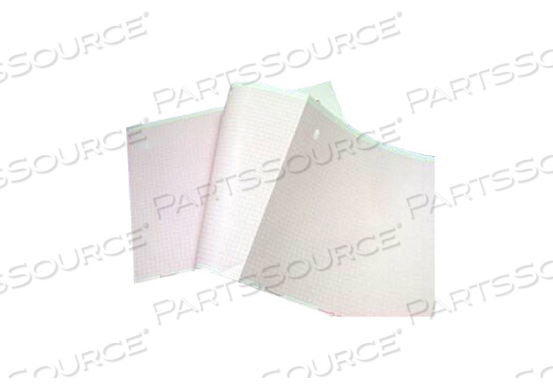 ECG PREMIUM THERMAL PAPER, RED GRID, Z-FOLD, 8.5 IN X 11 IN by AirLife (aka SunMed Group, LLC)