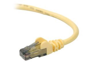 BELKIN - PATCH CABLE - RJ-45 (M) TO RJ-45 (M) - 10 FT - UTP - CAT 6 - MOLDED, SNAGLESS - YELLOW - B2B - FOR OMNIVIEW SMB 1X16, SMB 1X8, OMNIVIEW SMB CAT5 KVM SWITCH by Belkin