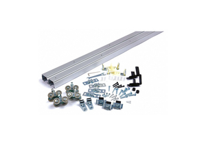 TRACK KIT SLIDING DOOR TYPE ALUM. SILVER by National Guard Products