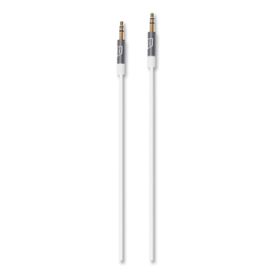 ISTORE 3.5 MM AUX AUDIO CABLE, 4.9 FT, WHITE by Targus