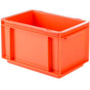 EURO-FIX SOLID CONTAINER EF3170 - 12" X 8" X 7", RED by SSI Schaefer