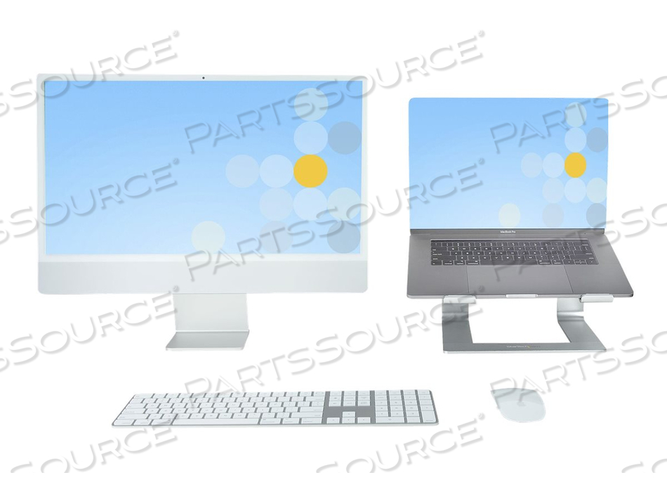 LAPTOP STAND FOR DESK, 5KG/11LB, ALUMINUM, SILVER, ERGONOMIC, NOTEBOOK STAND, 13", 17", SILVER by StarTech.com Ltd.