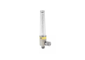 AIR FLOWMETER, 1 TO 15 LPM FLOW, CHROME PLATED BRASS BODY, POLYCARBONATE INNER AND OUTER TUBE, DISS HEX NUT AND NIPPLE by Western Enterprises AIR FLOWMETER, 1 TO 15 LPM FLOW, CHROME PLATED BRASS BODY, POLYCARBONATE INNER AND OUTER TUBE, DISS HEX NUT AND NIPPLE by Western Enterprises